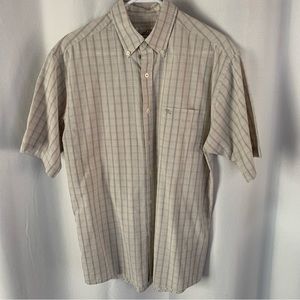 Arnold Palmer plaid button up shirt